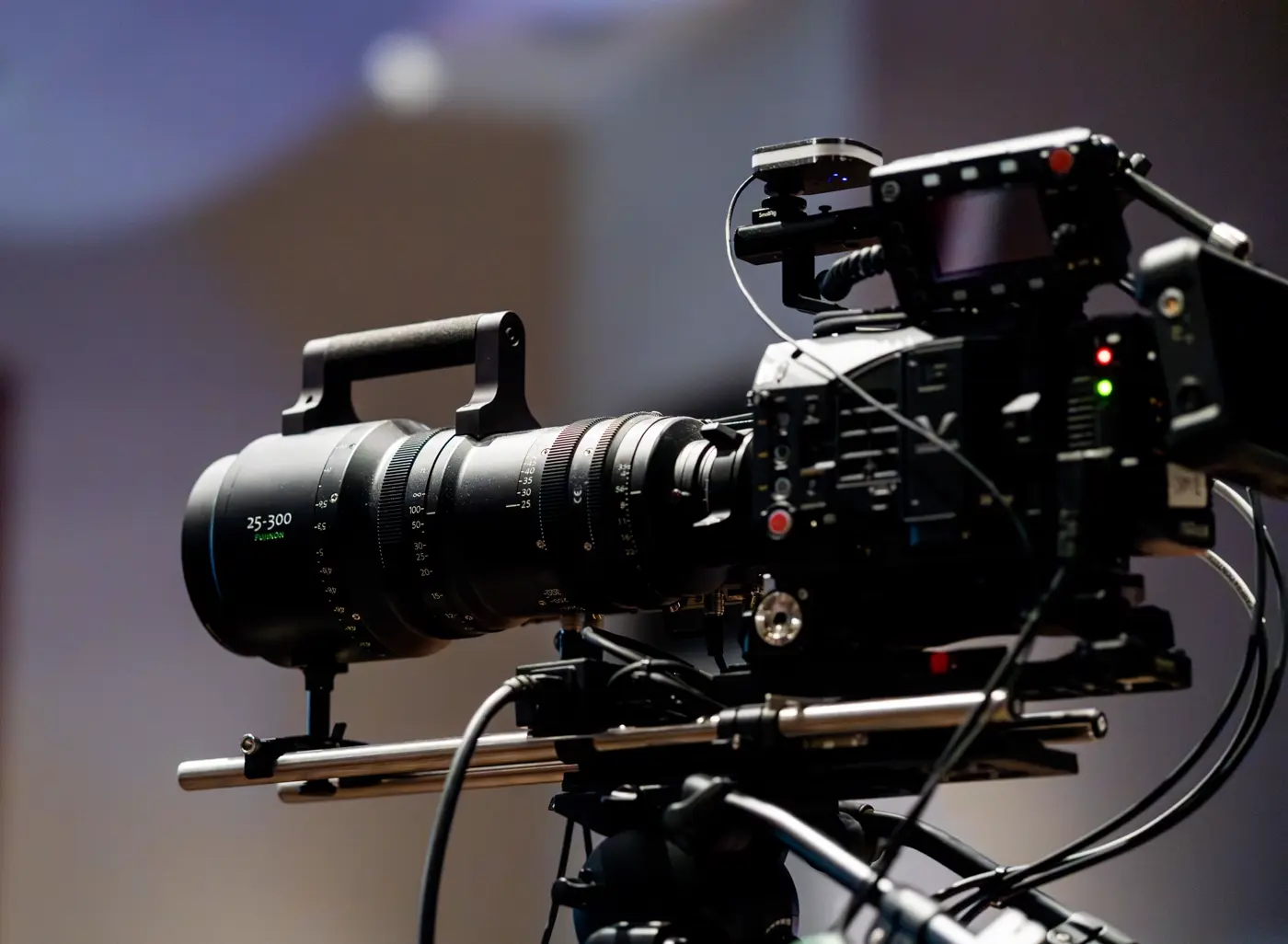 Commercial camera setup